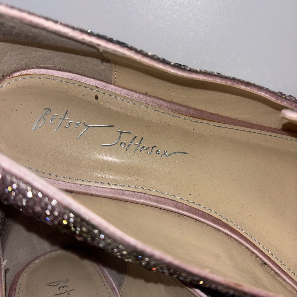 Betsey Johnson Aron Floral Bejeweled Rhinestone Loafers Women's Shoes Sz 11M - Picture 7 of 7